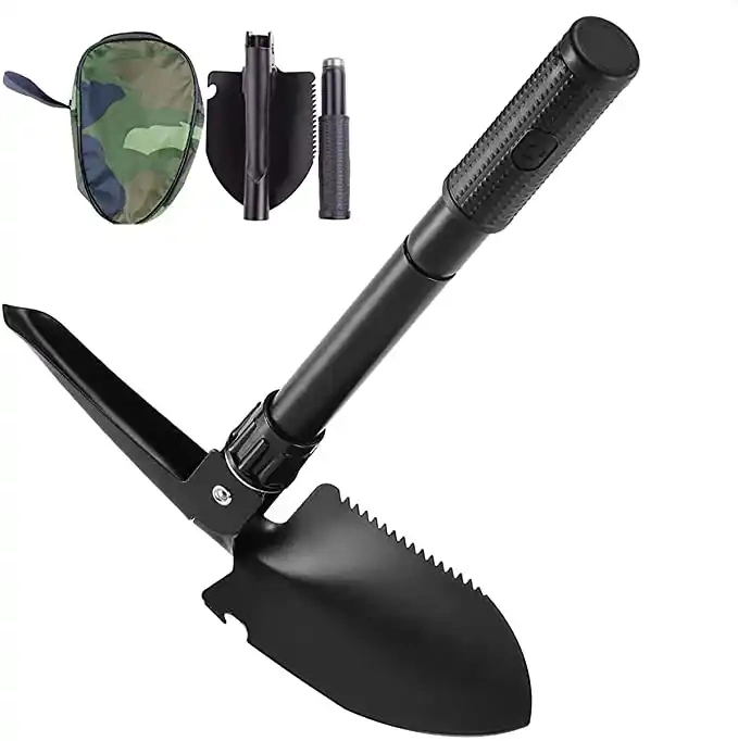 Camping Gear Outdoor Survival Shovel Folding Camping Multi-Function Outdoors Shovel Garden Tools Tactical Shovel