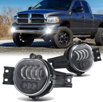 Accessoires de voiture LED feu de conduite antibrouillard feux diurnes DRL pour Dodge RAM 1500 2500 3500 2002 2003 2004 2005 2006 2007 2008