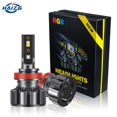 Haizg gros LED Headligh éclairage RVB étanche accessoires d'éclairage automatique